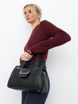 Сумка 1917-1Y black Polina&Eiterou