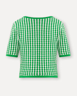 Вязаный кардиган на шнуровке - Incity фото 6