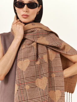 в составе ШЕРСТЬ и кашемир Большой, мягкий, теплый двусторонний палантин. - Tantino фото 13