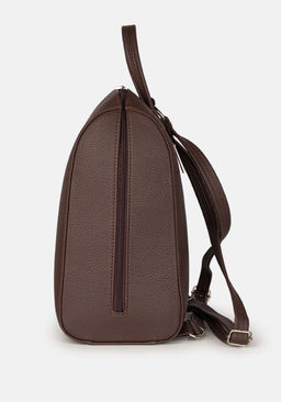 Рюкзак Модель №1528 | кожзам | зернистая | коричневый | Р900-2 | 31844 - L-craft фото 4