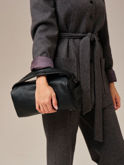 Кожаная сумка Solea DBR 31365 черный  фото 11