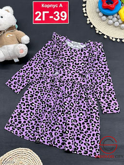 Платье для девочек с принтом