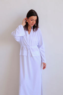 Martichelli Платье на кулиске белое  фото 2