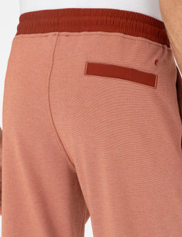 Коричневые зауженные спортивные штаны - Cacharel фото 6