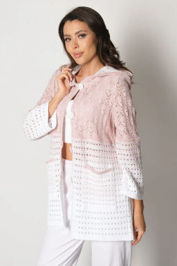 БЕЛАРУСЬ Кардиган Д 2514/пудровый