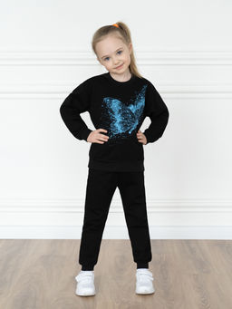 Костюм детский черный бабочка 7045г (110, 60)