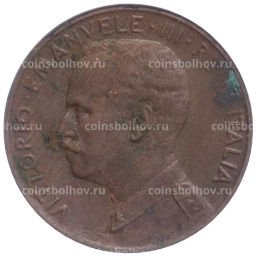 Монета 1 чентезимо 1917 года Италия