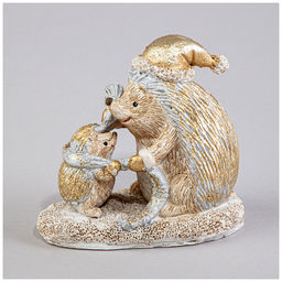 СТАТУЭТКА ЕЖИКИ 9,5Х5,5Х8 СМ
