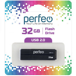 Флеш-накопитель 32Гб "Perfeo C01G2" Black