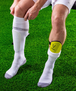 Щитки футбольные JOGEL JA-201, желтый  фото 5