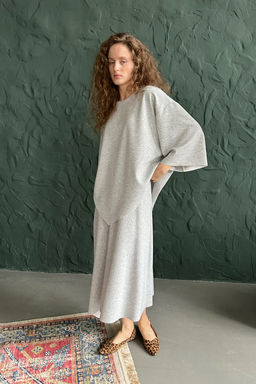 Юбка женская ASY106/01/Серый меланж