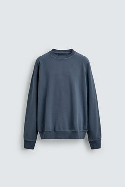 FADED CREW NECK SWEATSHIRT - Zara фото 7