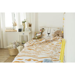 Постельное бельё 1.5-спальное «Этель» Sleepy tiger, бязь