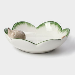 Блюдо керамическое сервировочное «Ёжик», 13.3×13×5.5 см