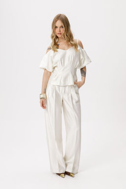 Блуза Pirs 6418 молочный  фото 3