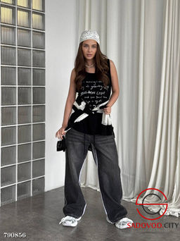 Женская удлиненная майка