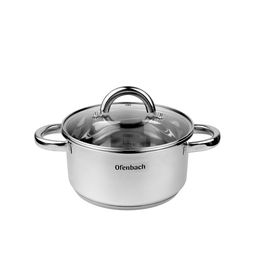 Кастрюля из нержавеющей стали 2л 18*9 см (100524)