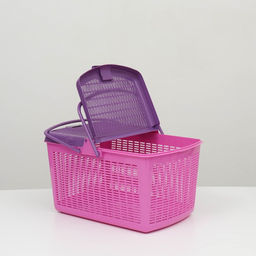 Корзина 47х36х27,5 см, фиолетовая - Simaland фото 3