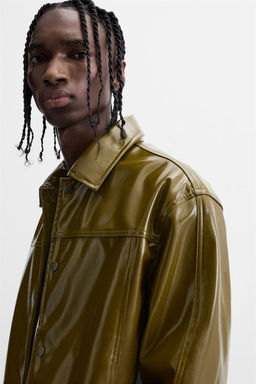 VINYL FINISH JACKET - Zara фото 5