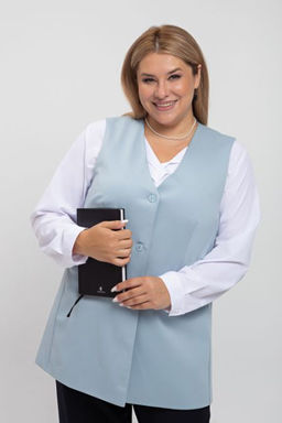 Жилет Luxury Moda 1227 голубой