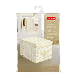 Короб стеллажный с крышкой, большой, 30*40*25 см Valiant  фото 84