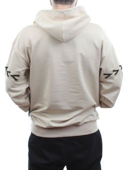 11031 BEIGE Толстовка мужская (75% хлопок, 20% полиэстер, 5% спандекс) - Fashion фото 6