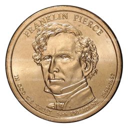 1 доллар 2010 года P Франклин Пирс 14-й президент США