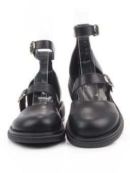 06-YD31-3E BLACK Туфли женские (натуральная кожа)