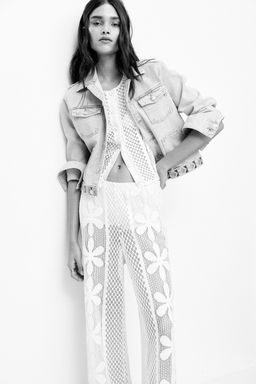 Pantal?n en punto de encaje - H&m фото 2