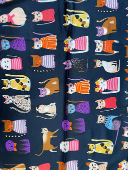 K13595 Платок 60/60 шелк искусственный ТМ_СИНИЙ