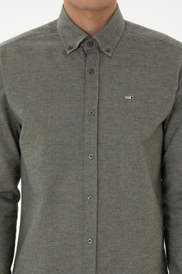 Erkek Haki Uzun Kollu G_mlek - U.s. polo assn фото 6