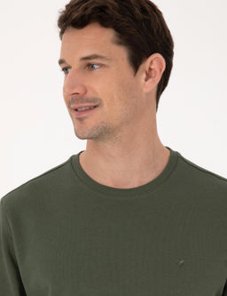 Haki Regular Fit Sweatshirt