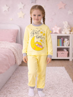 Пижама детская светложелтая