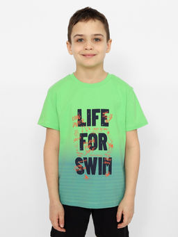 CRB wear/CSKB 63551-36-370 Футболка для мальчика,лайм/Ex.Cherubino