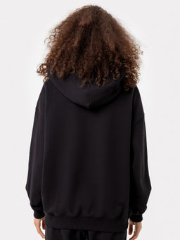 Анорак женский черный с печатью