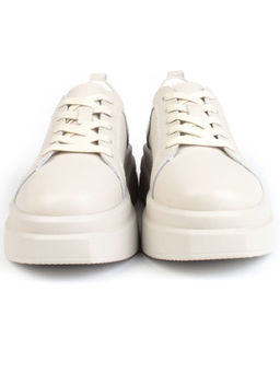 05-PDE36-2 BEIGE Кроссовки женские (натуральная кожа) - Фабричный китай фото 7