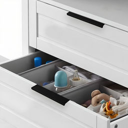 Ручка CAPPIO RT001BL, L=300 мм, м/о 256 мм, цвет черный, 4 шт.