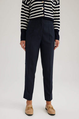 Короткие брюки узкого кроя с карманами и высокой талией - Defacto фото 4