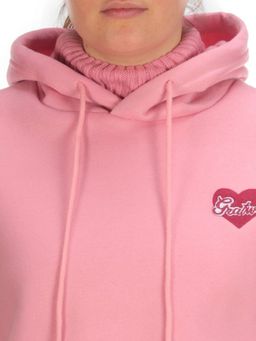 7002-4 PINK Худи женское на флисе