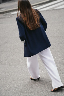 BLAZER PU?O ESTAMPADO / Marino - Zara фото 2