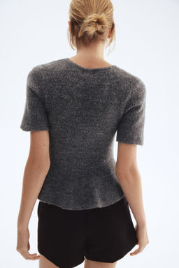 Top en punto de canal? con peplum - H&m фото 9