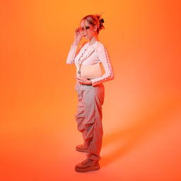 Сумка багет из текстиля, Nazamok, 23*13*5 см, бежевый цвет  фото 4