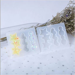 Цена за 2 шт. Молд силиконовый  «Заколка», 3 вида заколки