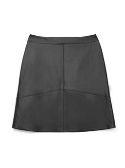 CONTE Юбка А-силуэта с напылением "под кожу" ALLURE black black