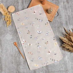 Полотенце Этель Butterflies 40х73 см, 100% хлопок, рогожка 186 г/м2