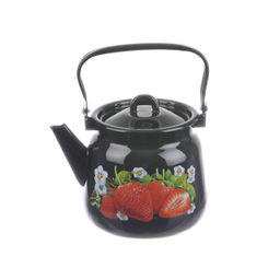 Чайник для плиты 3,5л сфер. декор черный с петлей С2716.6