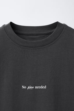 SLOGAN PRINT T-SHIRT - Zara фото 3