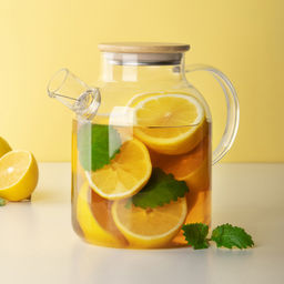 Чайник заварочный 1800мл,стекло, бамбуковая крышка тм VETTA Эко арт. 850-985