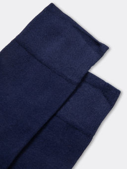 Носки Mark Formelle 001K-001 хлопок с эластаном т.синий набор 5 пар  фото 4