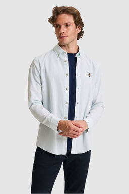 Erkek Su Ye_ili Uzun Kollu Basic G_mlek - U.s. polo assn фото 3